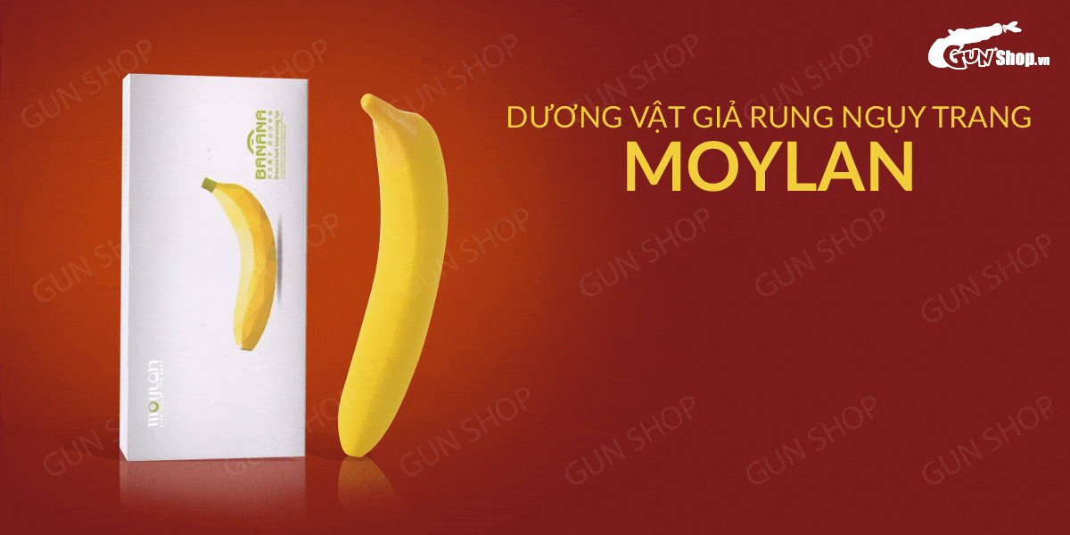 Dương vật giả Moylan ngụy trang Chuối rung 7 chế độ kích thích