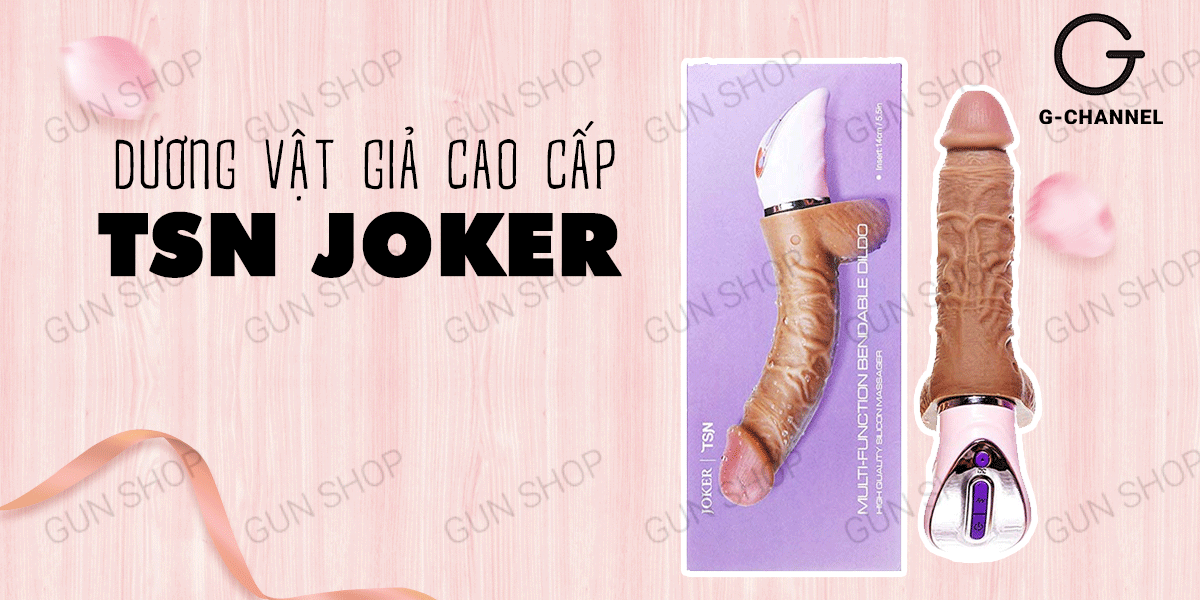 TSN Joker Dildo đa năng cao cấp cải thiện khoái cảm, dễ sử dụng