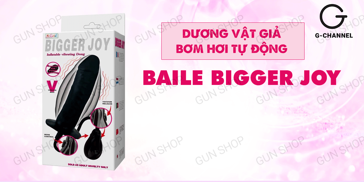Dương vật giả Baile Bigger Joy cao cấp kích thích mạnh mẽ