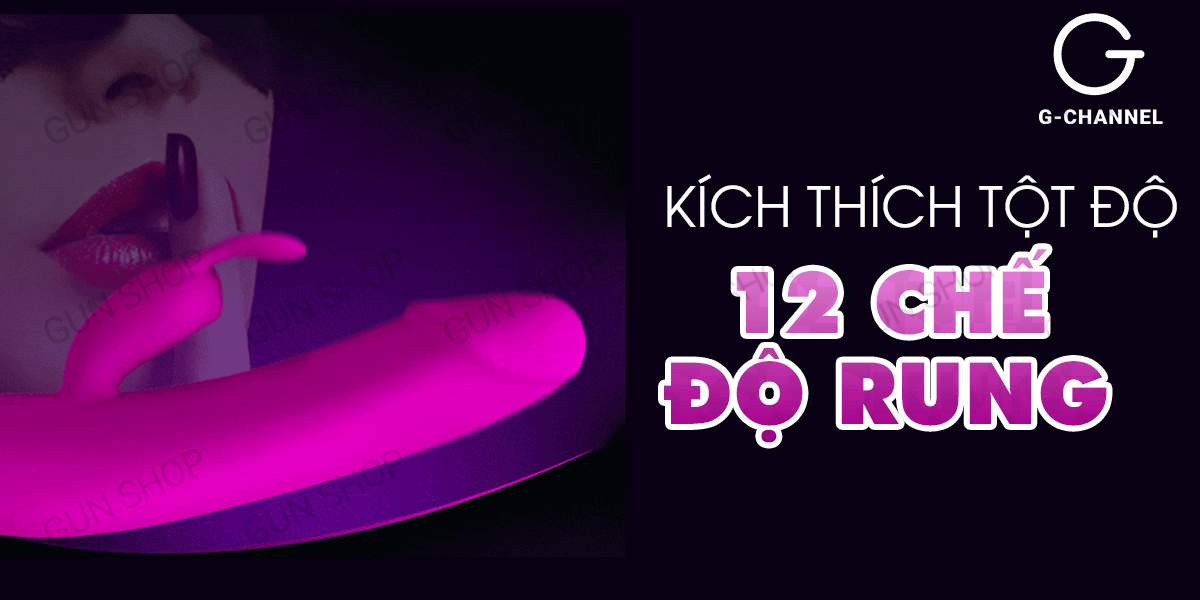 Dương vật giả Pretty Love Henry 12 chế độ rung silicon cao cấp cực khoái