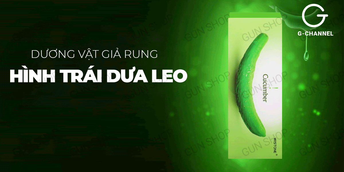 Dương vật giả Wistone dưa leo rung 10 chế độ silicon an toàn Dương vật giả Wistone dưa leo rung 10 chế độ silicon an toàn