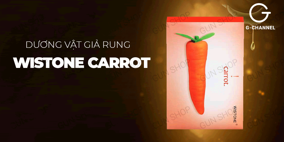 Dương Vật Giả Cà Rốt Wistone Ngụy Trang Kín Đáo Kích Thích