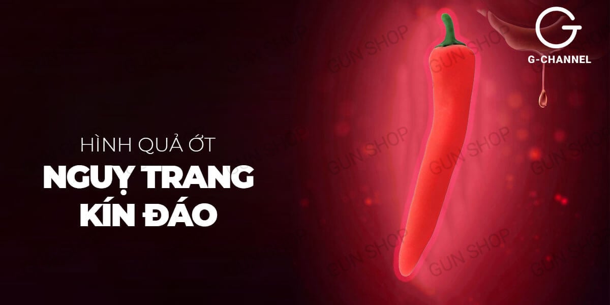 Dương vật giả Wistone Pepper ớt rung đa tần số an toàn