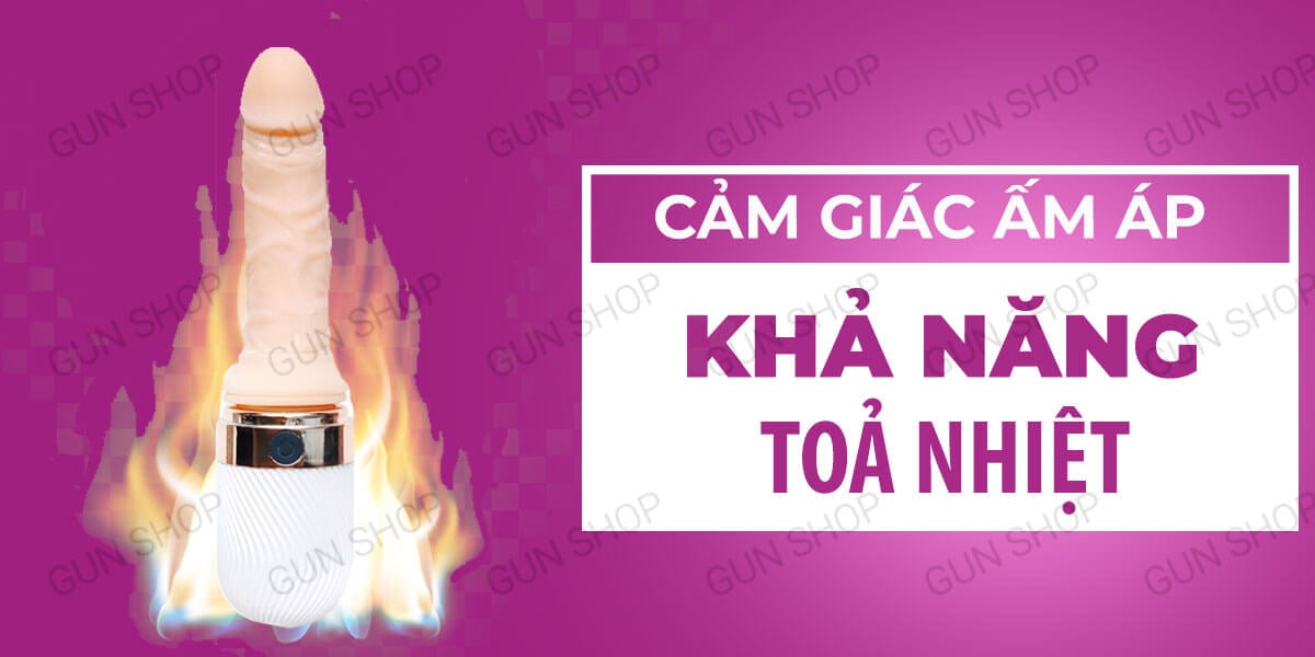 Dương vật giả Artillery God cao cấp mềm mại rung thụt đa chức năng