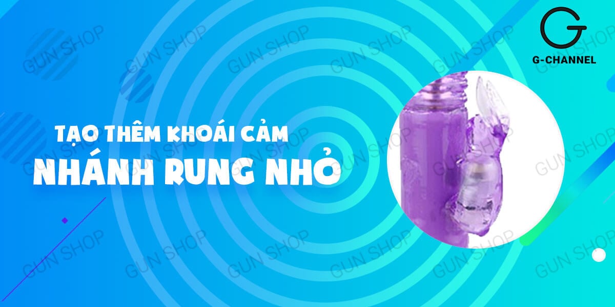 Dương vật giả đa năng Baile Rabbit tiện dụng hiệu quả