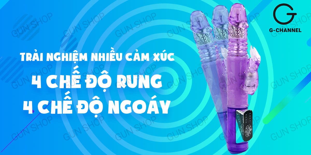 Dương vật giả đa năng Baile Rabbit tiện dụng hiệu quả
