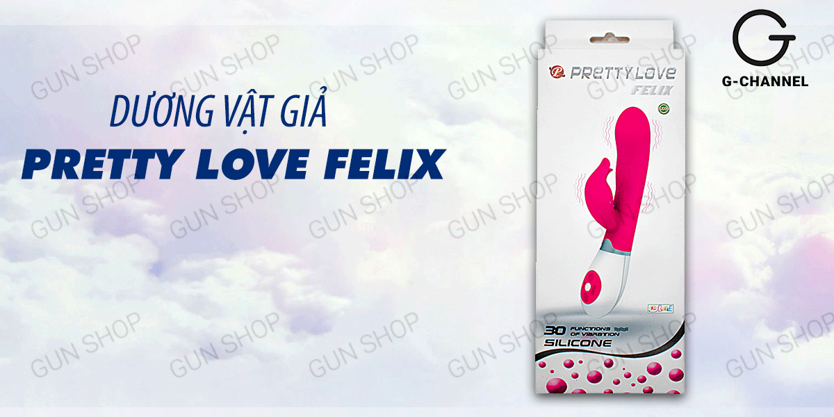 Dương vật giả Pretty Love Felix đa chức năng silicon mềm mại kích thích