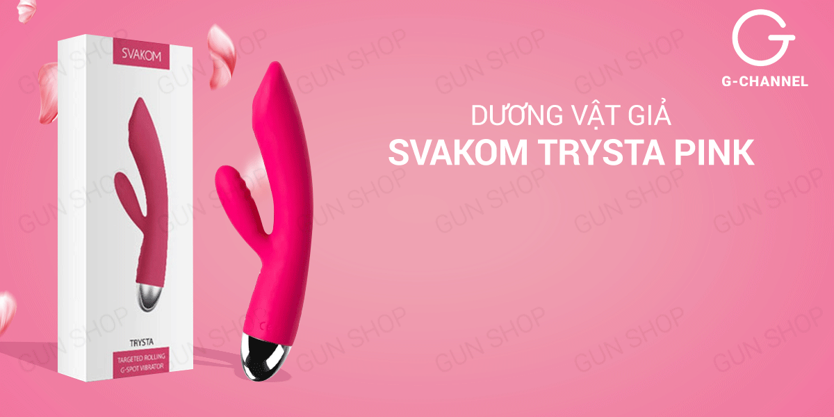 Máy rung dương vật đa năng Svakom Trysta Pink cực sướng