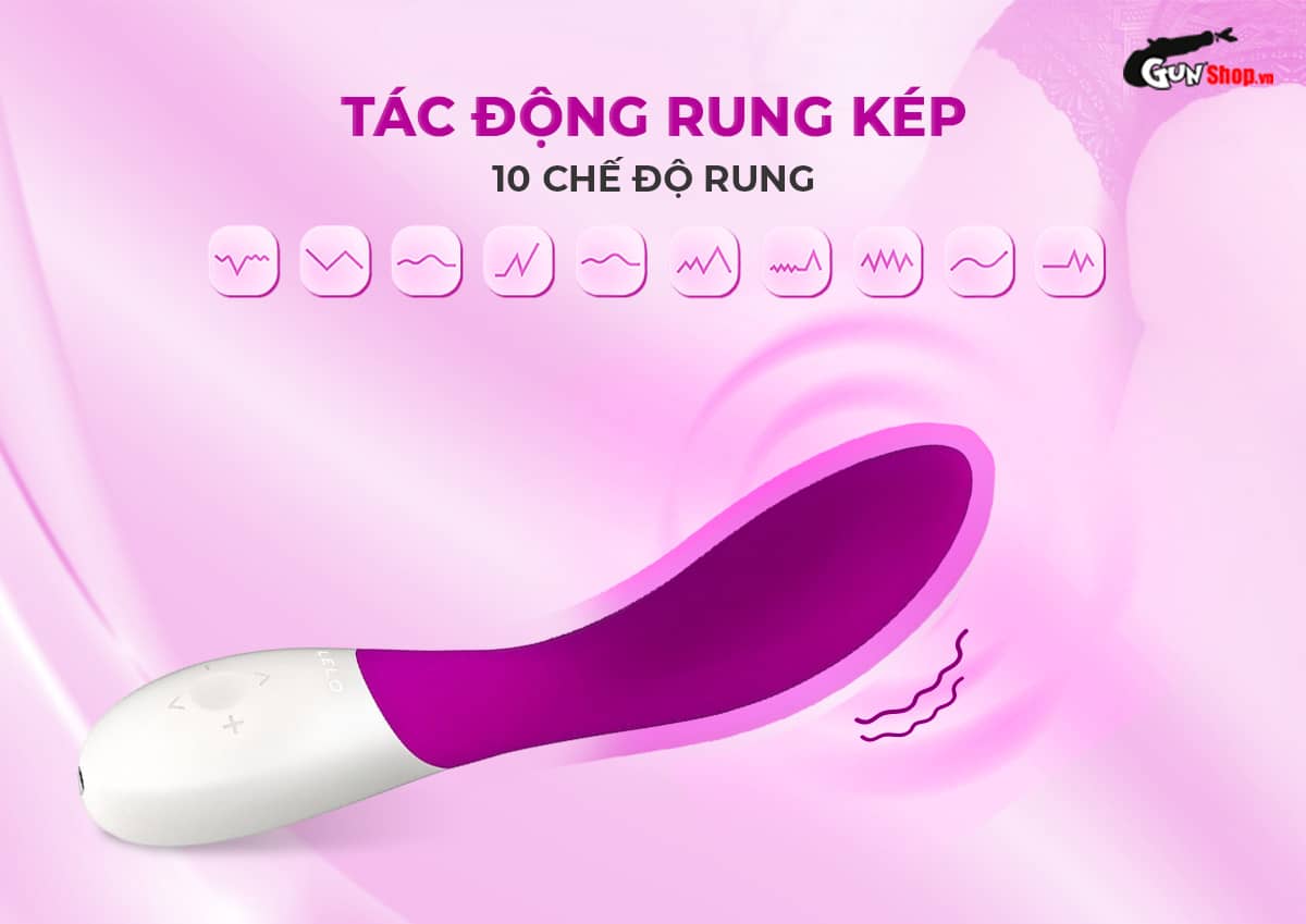 Máy rung Lelo Mona Wave cao cấp kích thích đa chức năng siêu phê Máy rung Lelo Mona Wave cao cấp kích thích đa chức năng siêu phê
