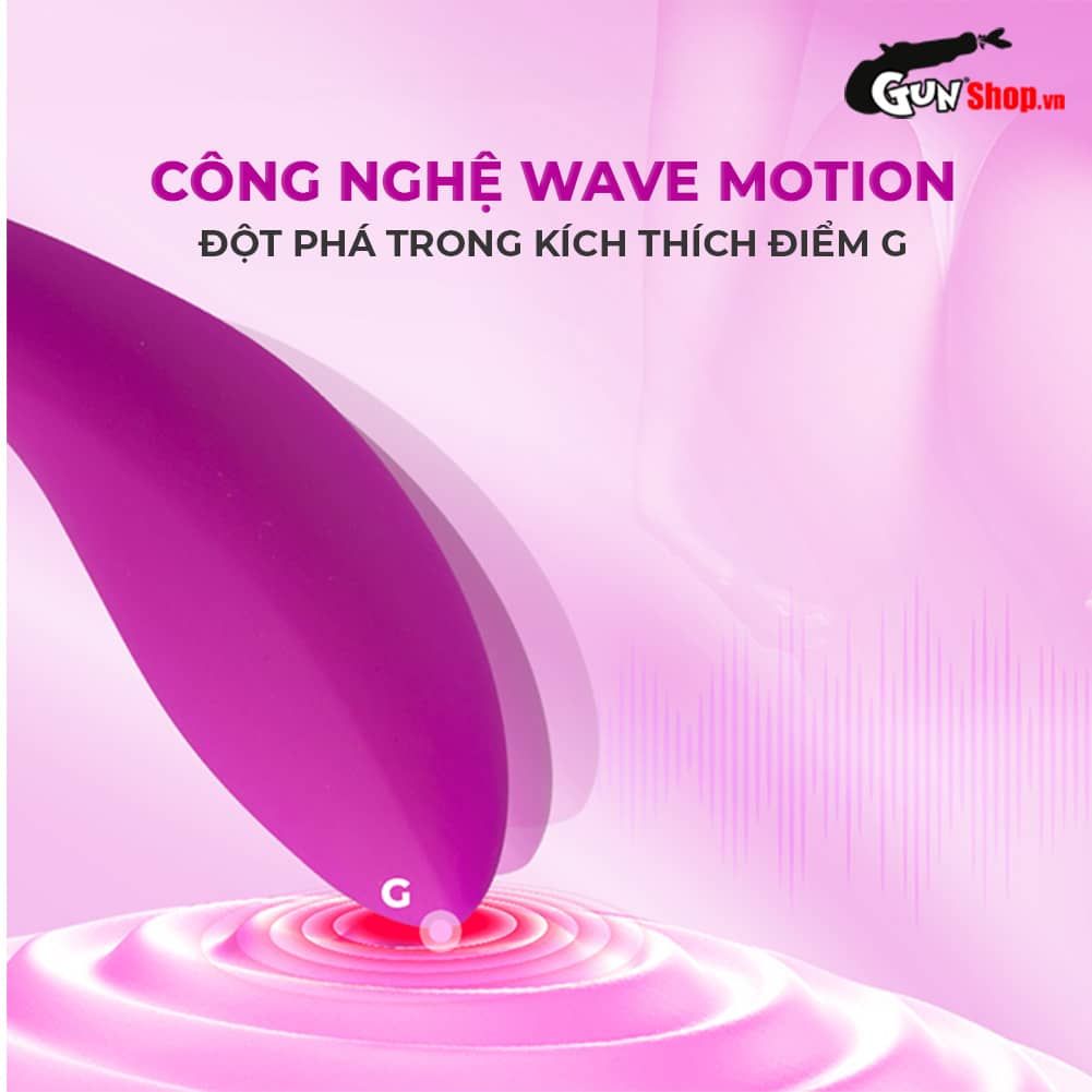 Dương vật giả đa năng Lelo Mona Wave 10 chế độ rung cao cấp