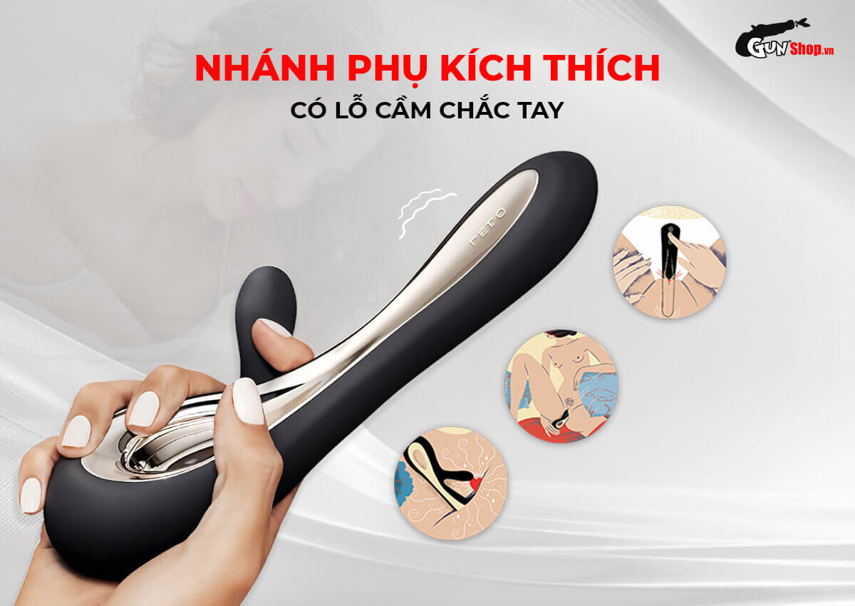 Máy rung Lelo Soraya 2 cao cấp đa chức năng kích thích mạnh mẽ