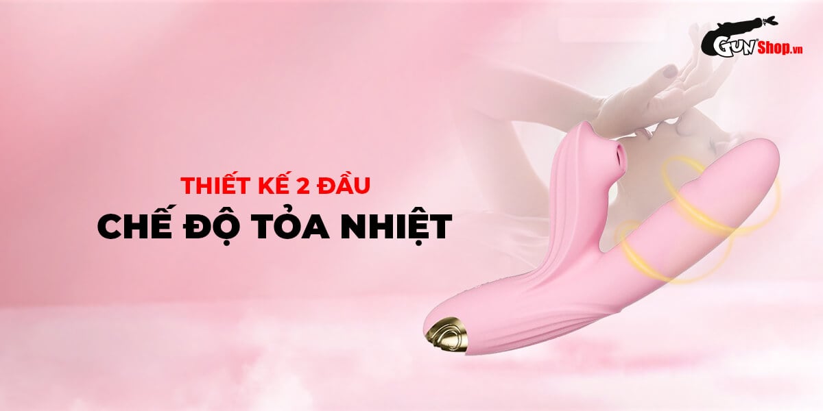 Dương vật giả đa năng Svakom Frederica 2 đầu gân nổi rung mạnh