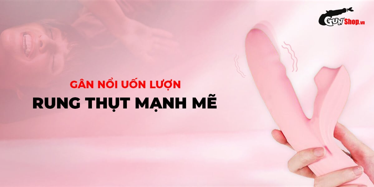 Dương vật giả đa năng Svakom Frederica 2 đầu gân nổi rung mạnh