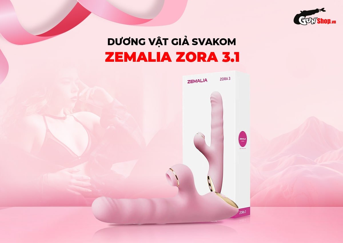 Dương vật giả Svakom Zemalia Zora 3.1 đa chức năng kích thích mạnh