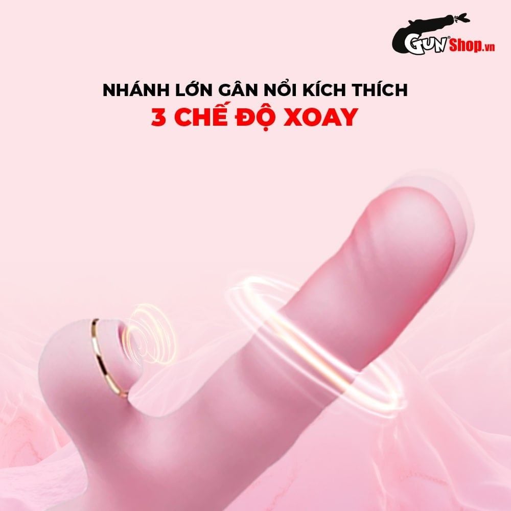 Dương vật giả đa năng Svakom Zemalia Zora 3.1 xoay rung bú mút âm vật