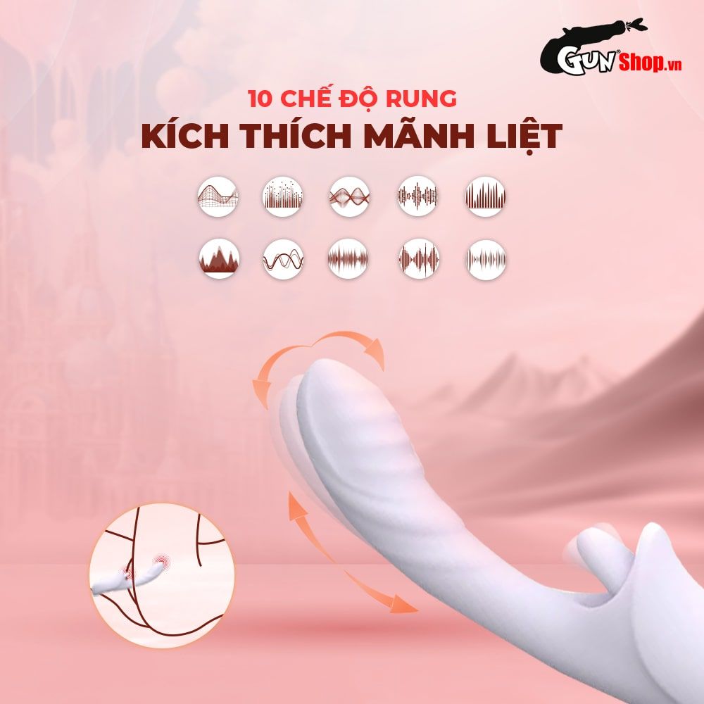 dương vật giả đa năng svakom zemalia rabbit kích thích