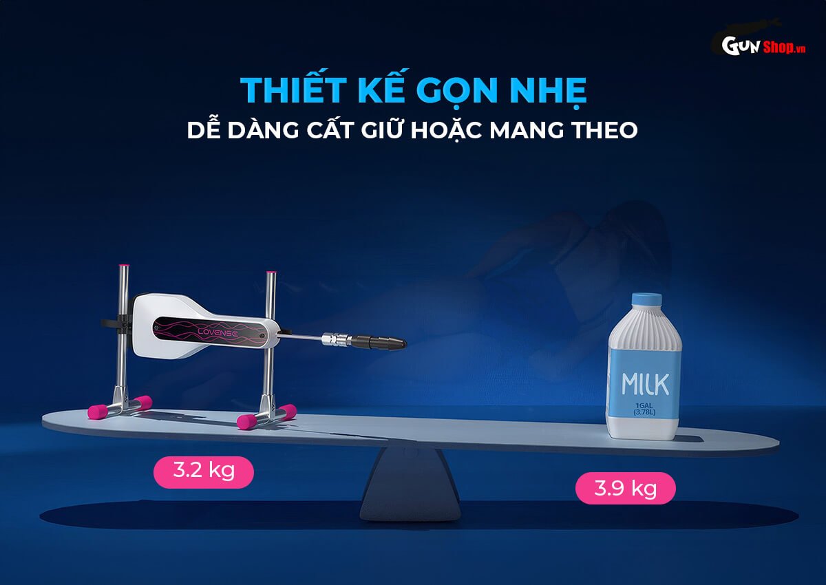 Máy rung tự động Lovense Sex Machine Mini kích thích cực đỉnh