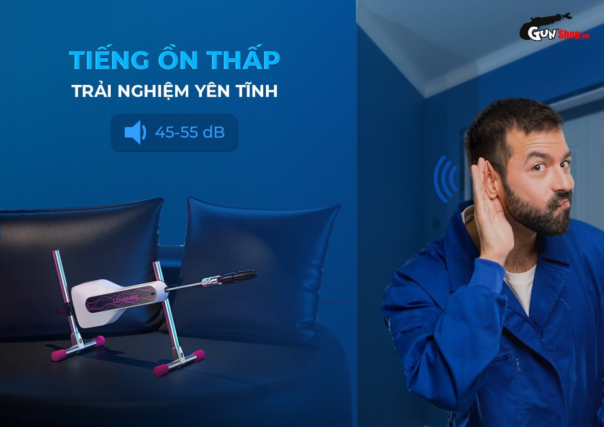Máy rung tự động Lovense Sex Machine Mini kích thích cực đỉnh