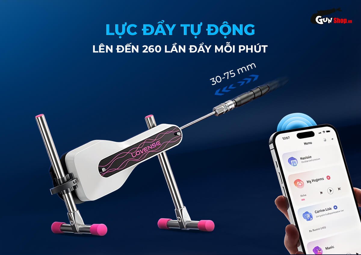 Máy rung tự động Lovense Sex Machine Mini kích thích cực đỉnh