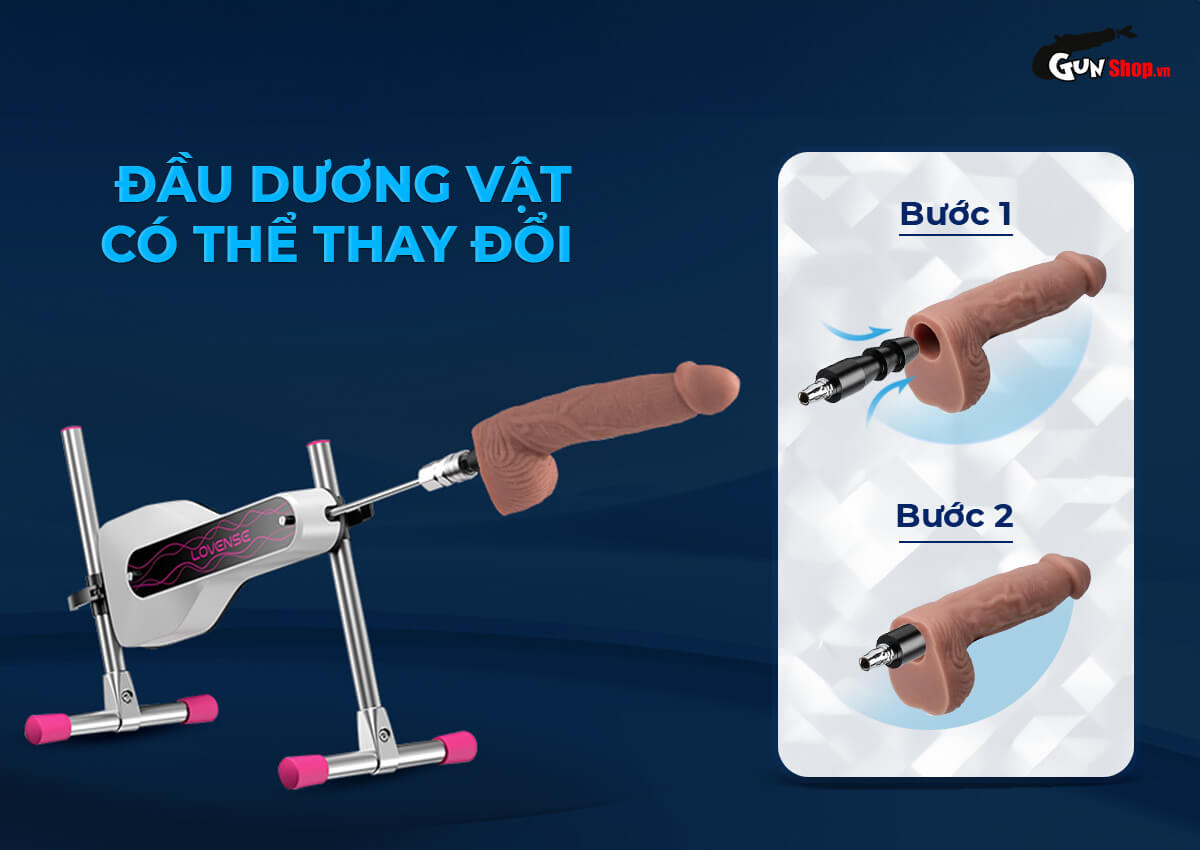 Máy rung tự động Lovense Sex Machine Mini kích thích cực đỉnh