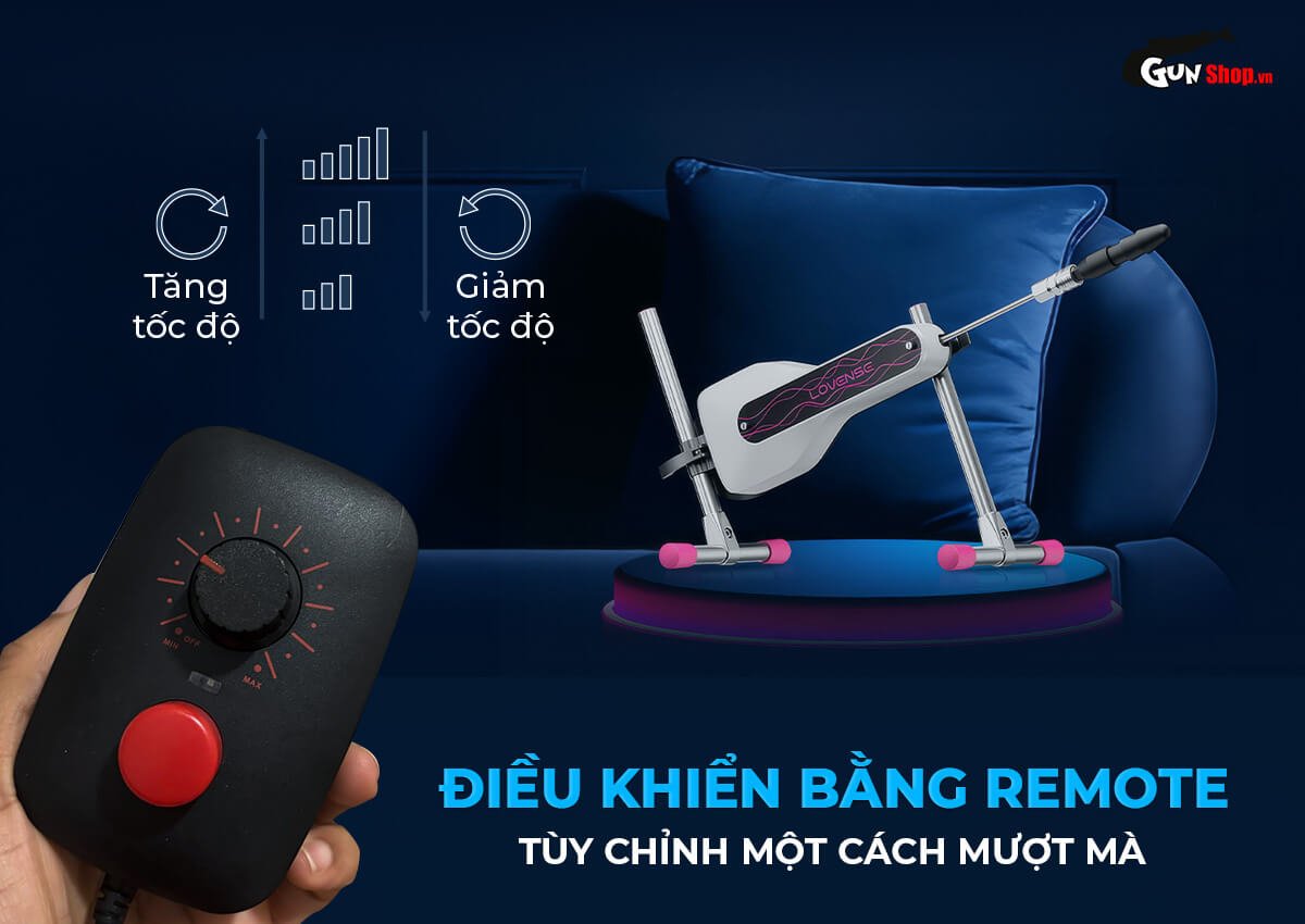 Máy rung tự động Lovense Sex Machine Mini kích thích cực đỉnh