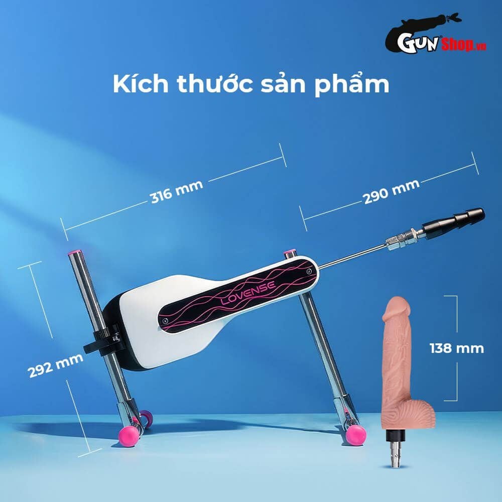 Máy rung tình yêu tự động Lovense Sex Machine Mini mạnh mẽ