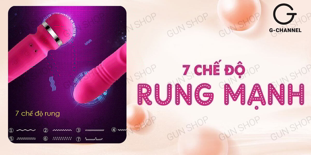 Máy massage Nalone Rock rung đầu ngoáy đuôi đa năng