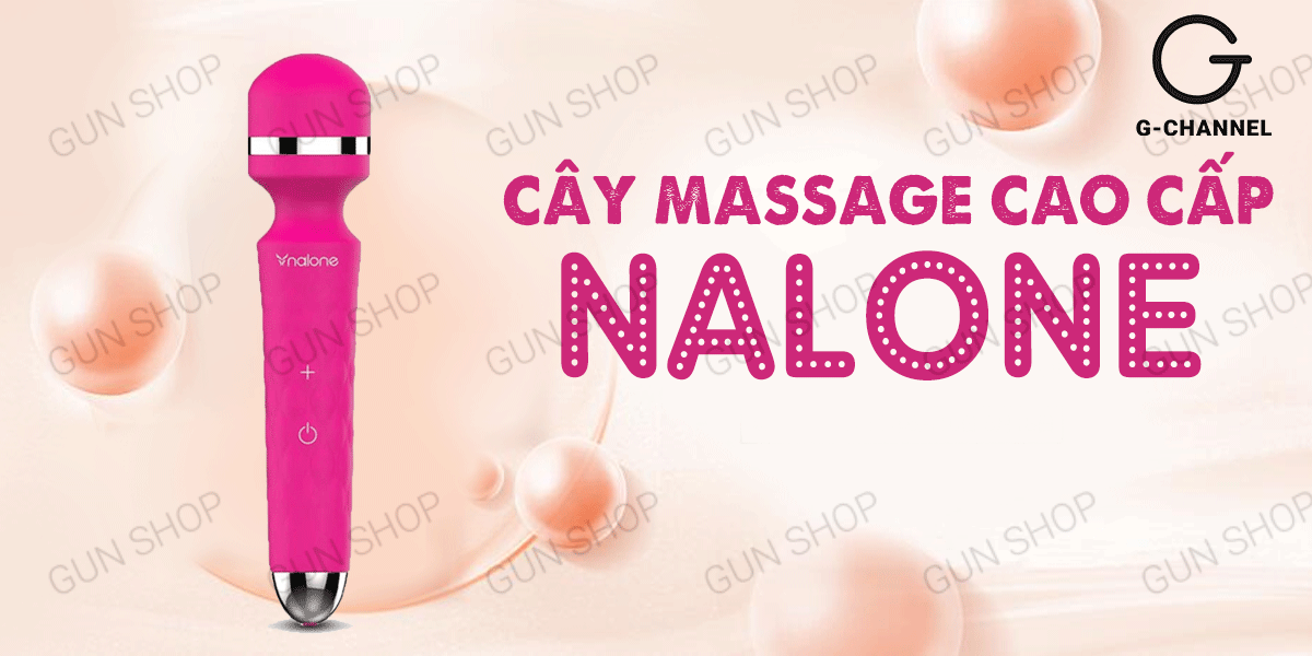 Máy massage Nalone Rock rung đầu ngoáy đuôi đa năng