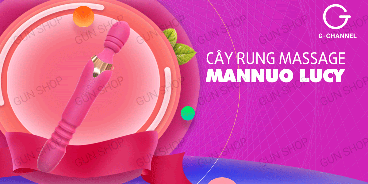 Máy massage Man Nuo Lucy rung toàn thân cho nữ