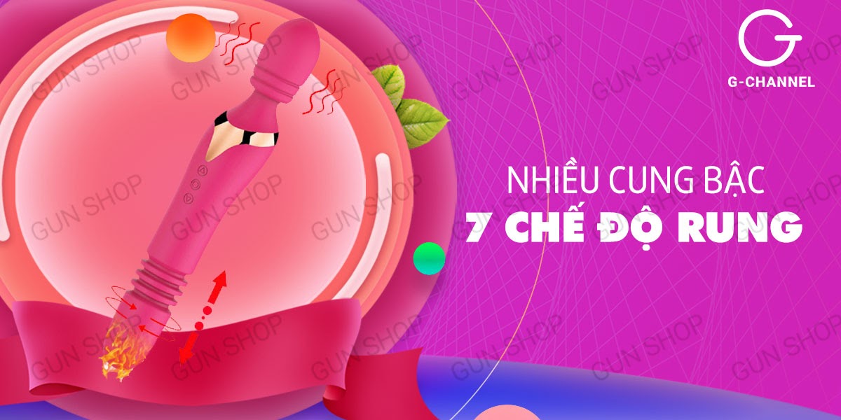 Máy massage Man Nuo Lucy rung toàn thân cho nữ