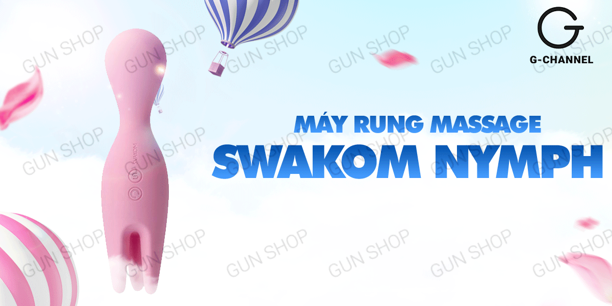 Svakom Nymph Dual Head Massager Soft Safe Painless Powerful