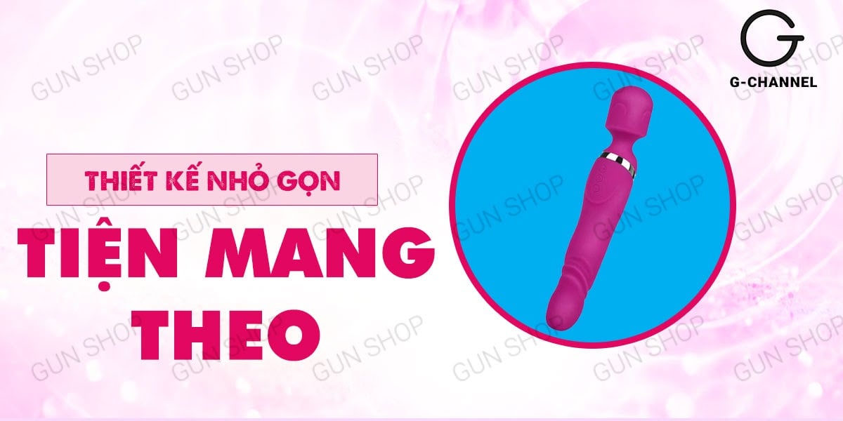 Máy Massage Mizz Zee Enjoy Rung Mềm Mại Tỏa Nhiệt Đa Chế Độ