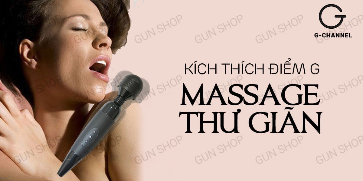 Máy Massage Man Nuo AV Stick Giảm Đau Cổ Vai Gáy Cầm Tay