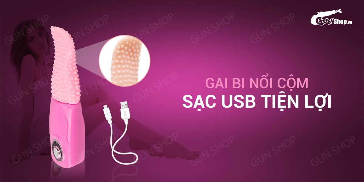 Lưỡi rung Fanala đa chế độ sạc điện kích thích nữ cực đỉnh