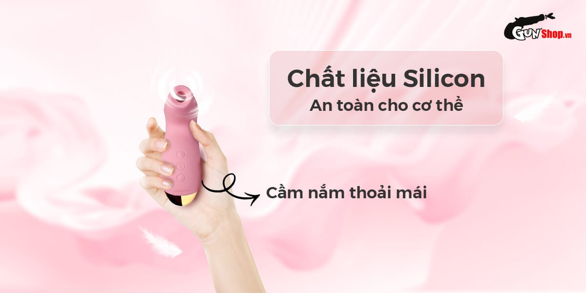 Máy massage Svakom Pulse Pure công nghệ xung động kích thích nhũ hoa