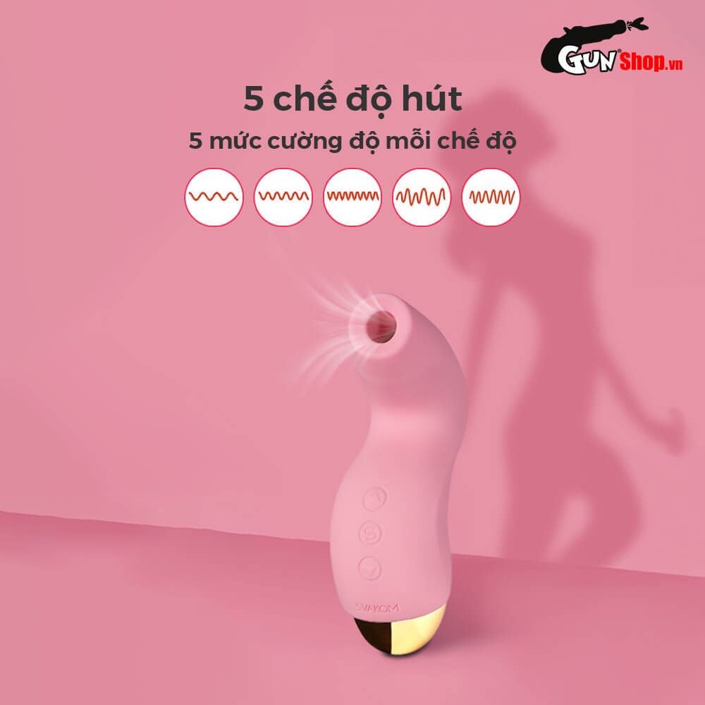 Máy massage Svakom Pulse Pure rung kích thích âm vật nhũ hoa công nghệ mới