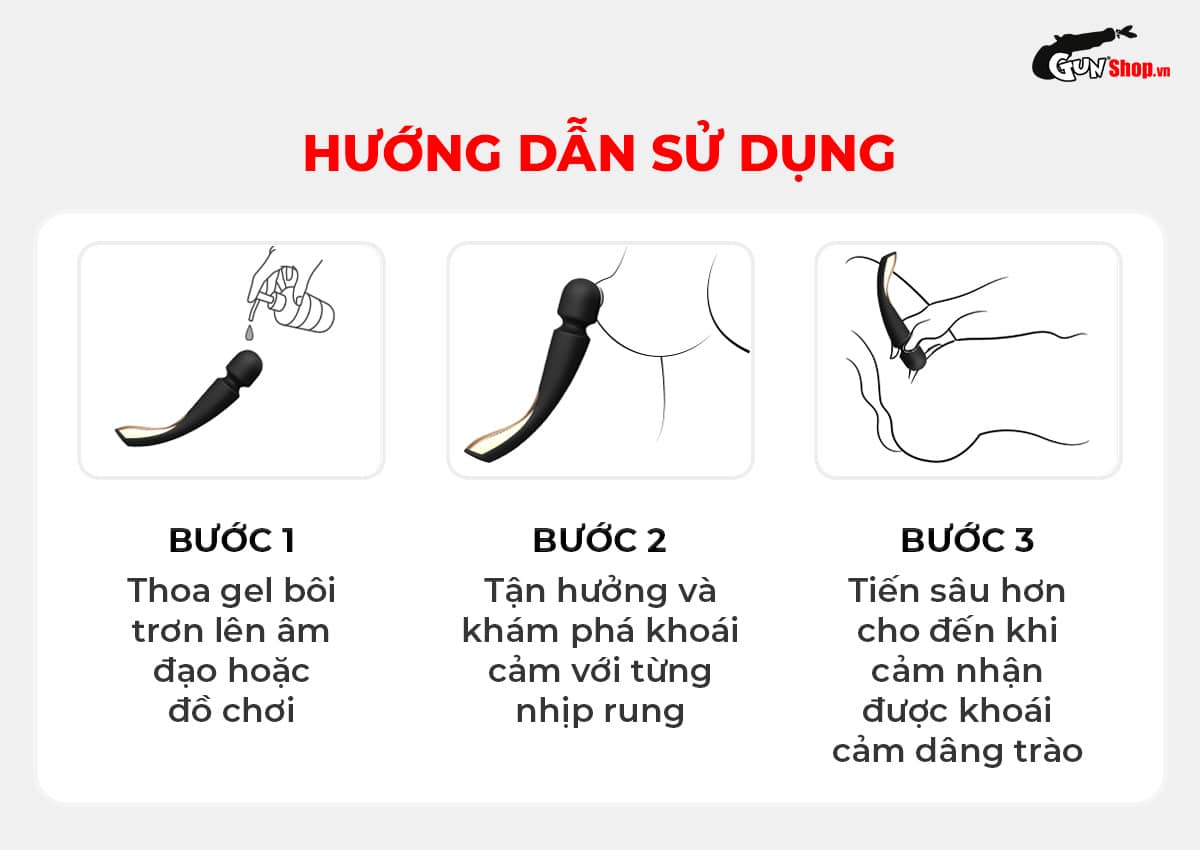 Máy massage Lelo Smart Wand 2 Large đa năng mạnh mẽ mua ngay