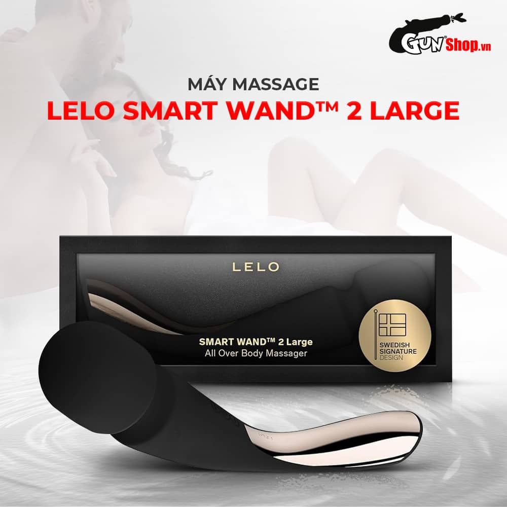Máy massage Lelo Smart Wand 2 Large thư giãn cơ bắp tăng cảm xúc tình dục