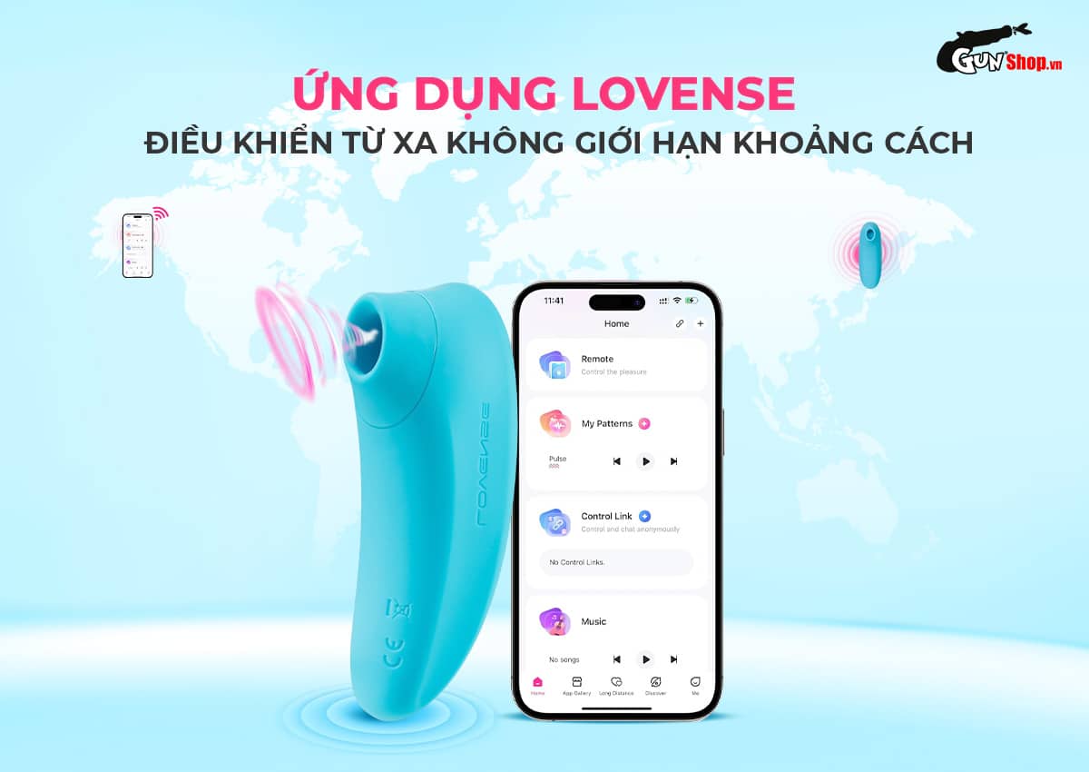 Máy massage Lovense Tenera bú mút rung thông minh yêu thích hiện nay