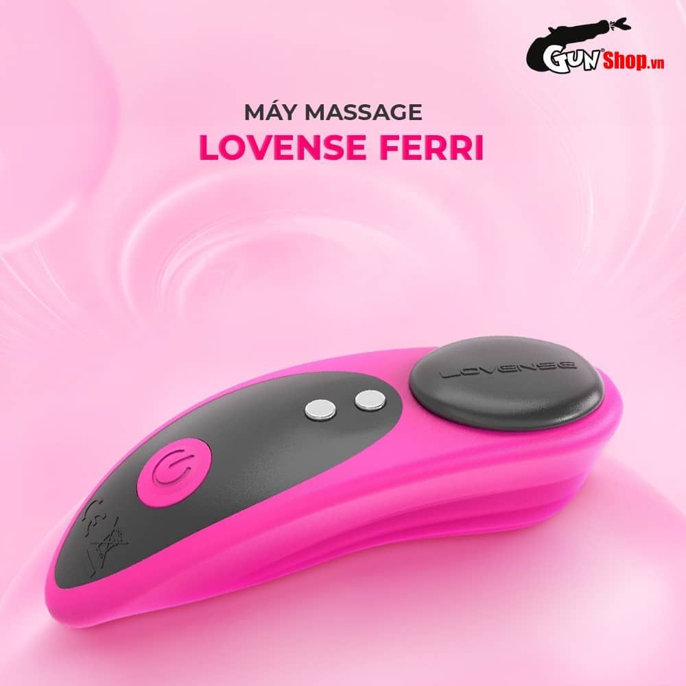 Máy massage Lovense Ferri điều khiển app tiện lợi sạc điện