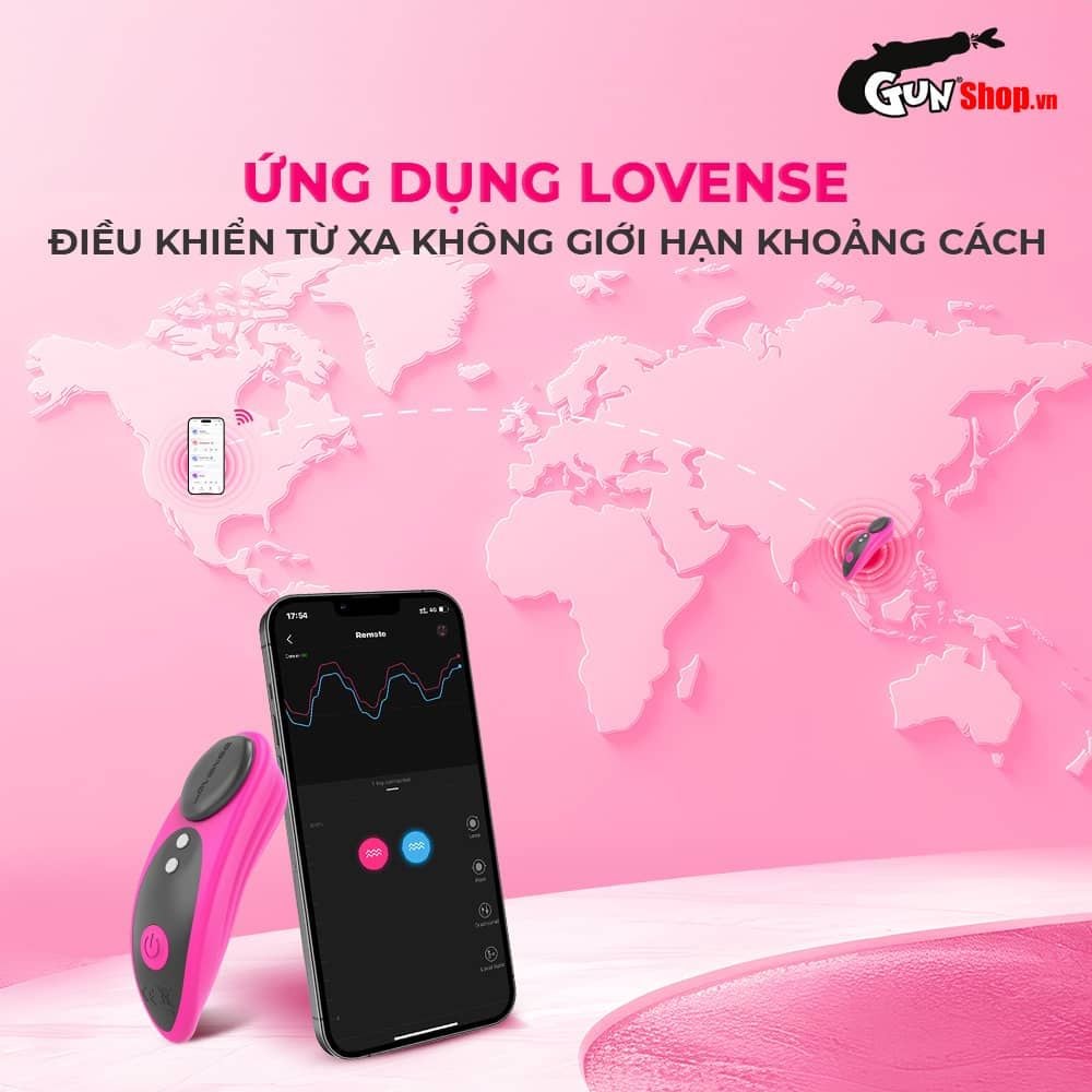 Máy massage Lovense Ferri điều khiển app tiện lợi sạc điện