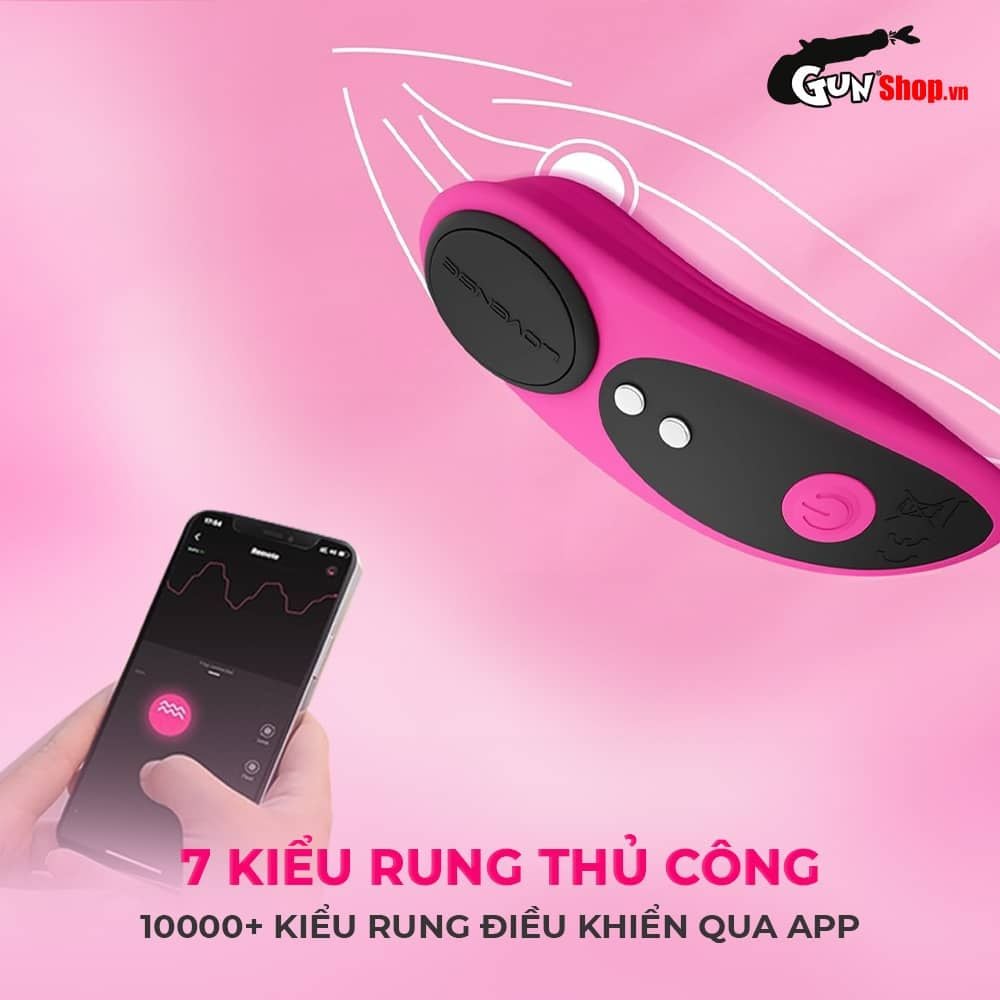Máy massage Lovense Ferri điều khiển app tiện lợi sạc điện