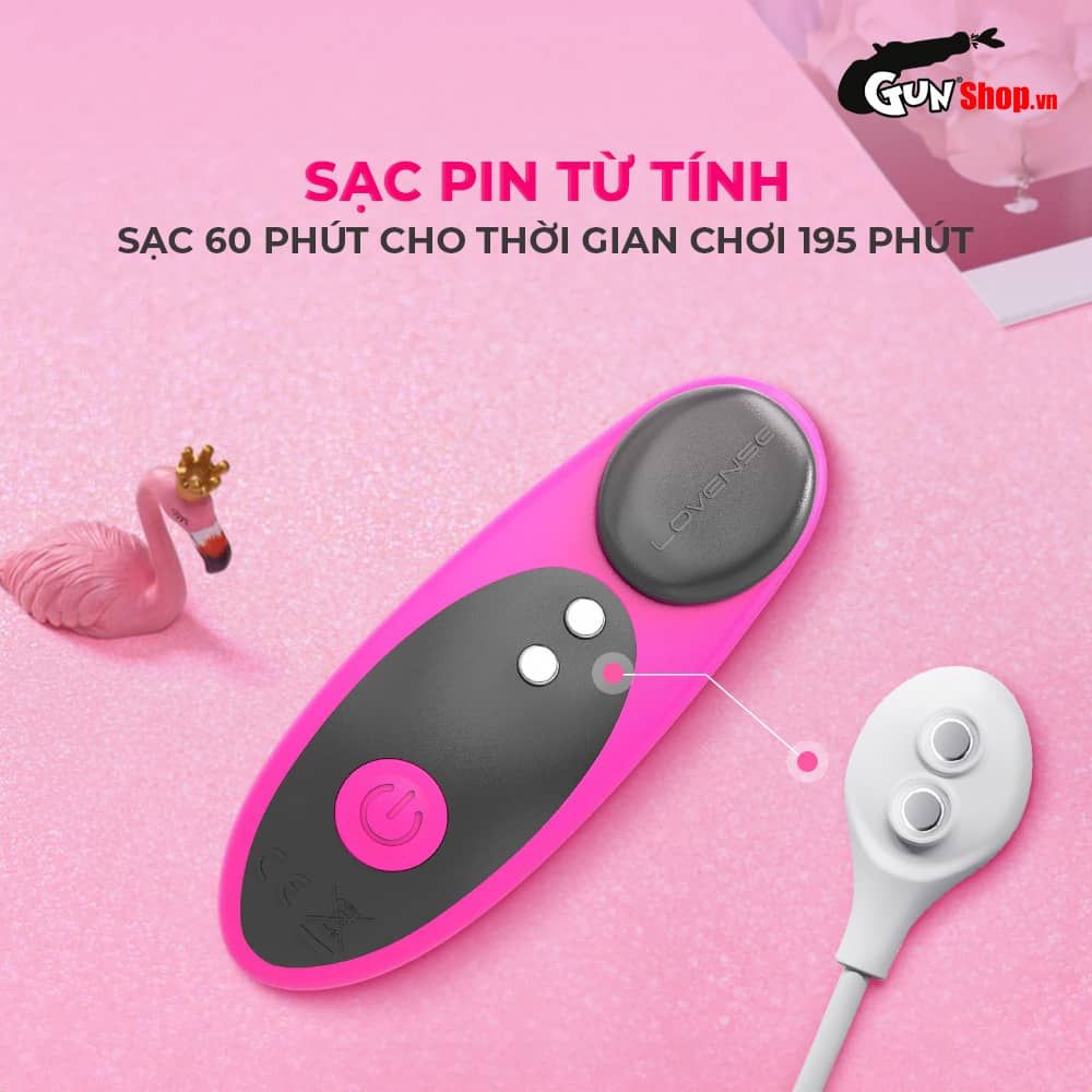 Máy massage Lovense Ferri điều khiển app tiện lợi sạc điện