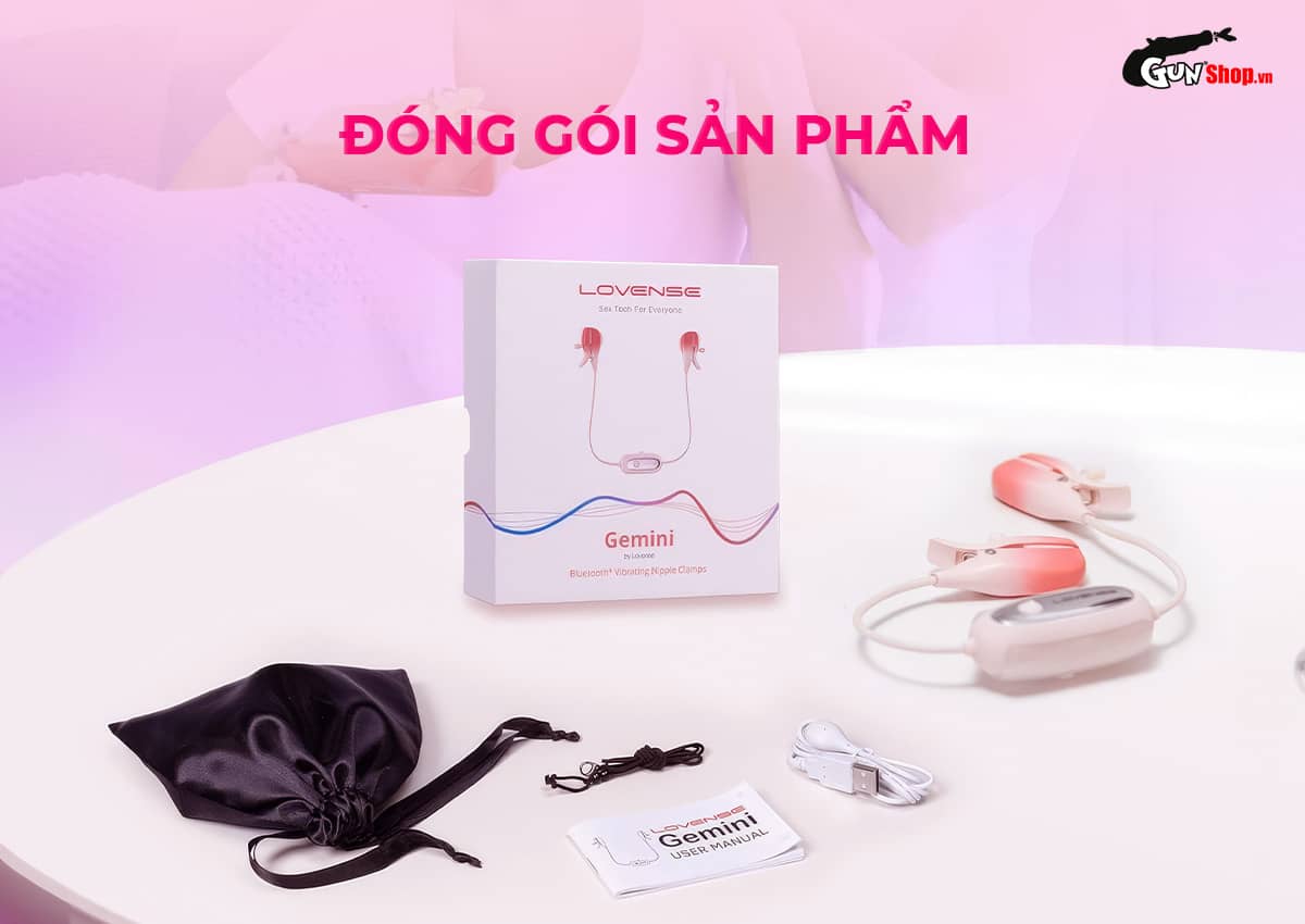  Đại lý Máy massage kẹp vú Lovense Gemini hàng mới về