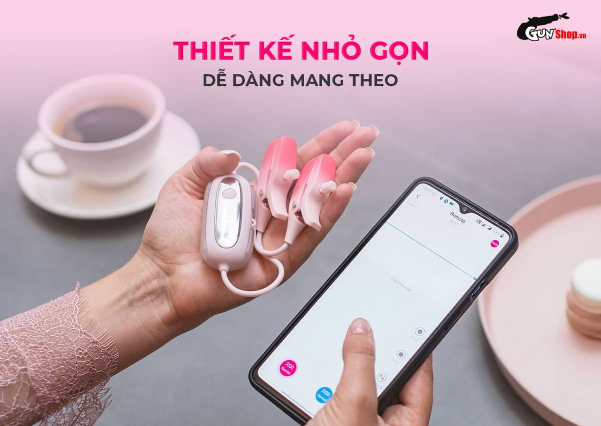  Đại lý Máy massage kẹp vú Lovense Gemini hàng mới về