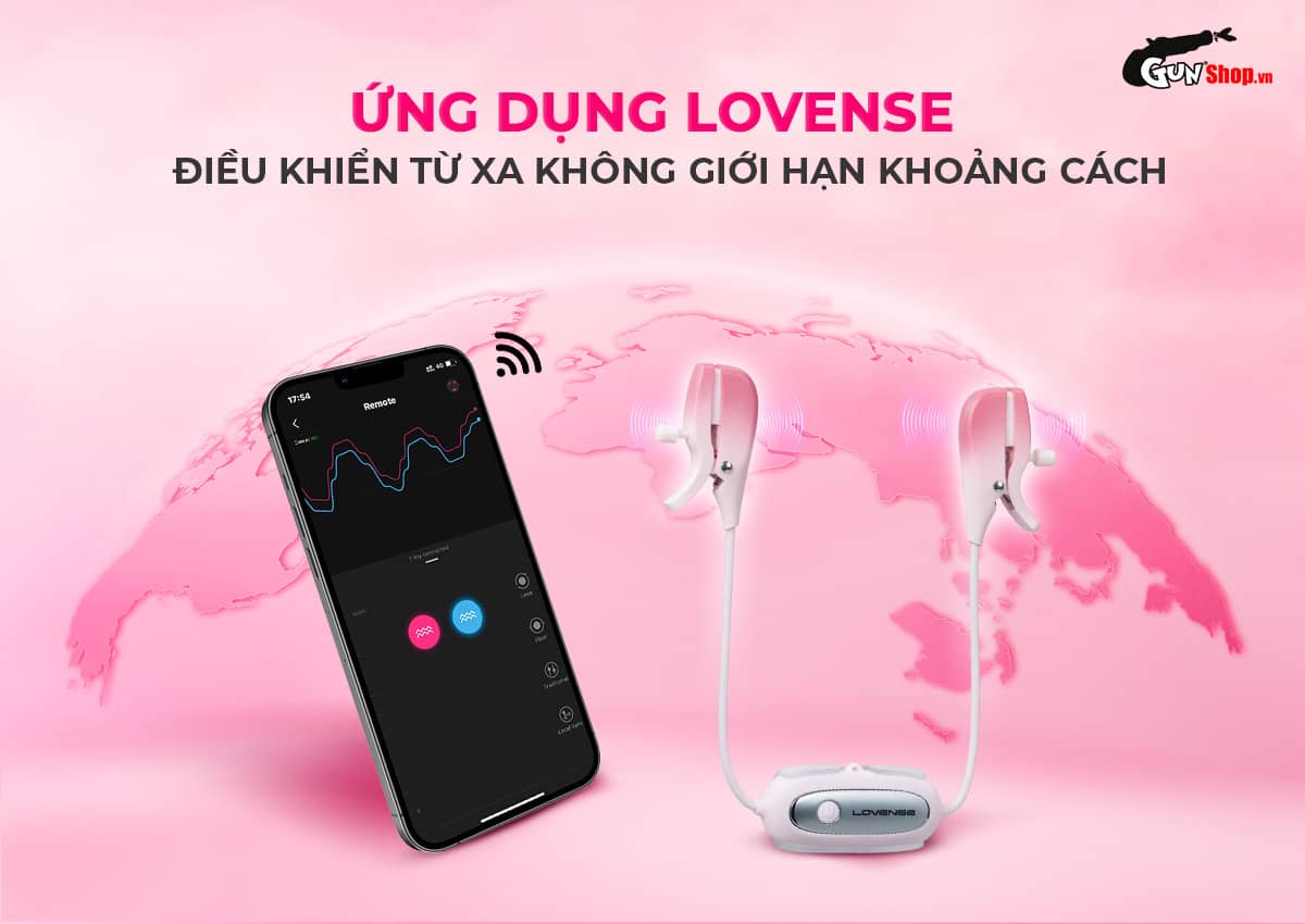  Đại lý Máy massage kẹp vú Lovense Gemini hàng mới về