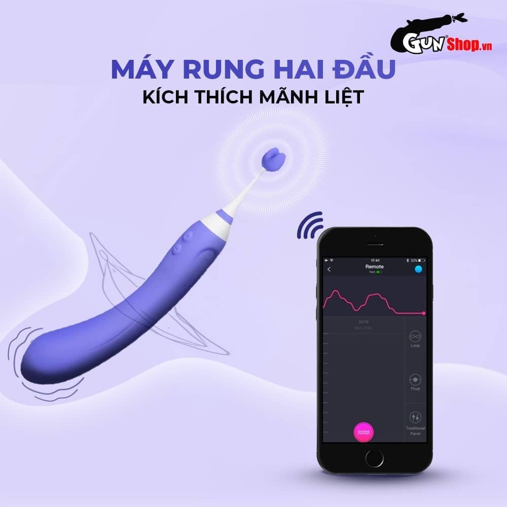 Máy massage Lovense Hyphy 2 đầu kích thích điểm G nữ