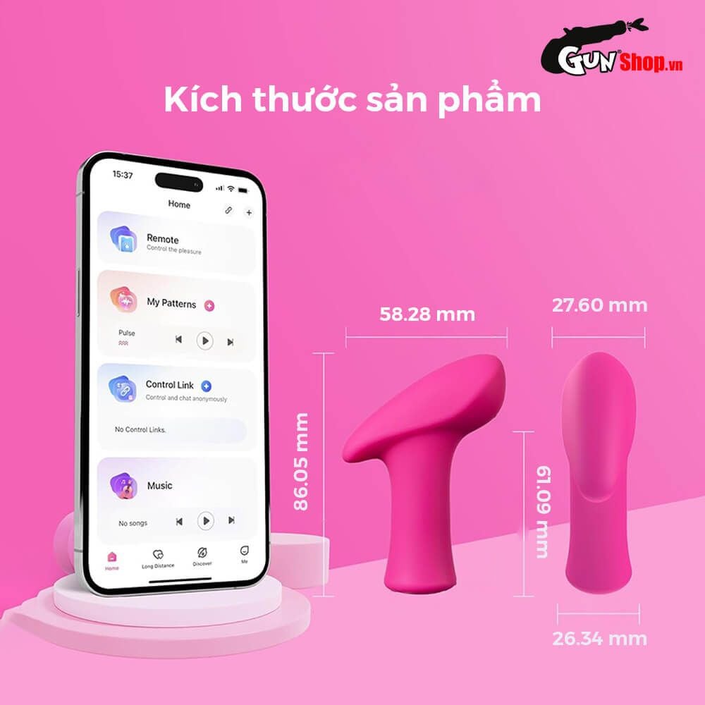 Máy Massage Lovense Ambi Rung Điều Khiển Ứng Dụng Sạc Điện