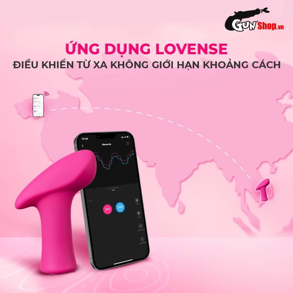 Máy Massage Lovense Ambi Rung Điều Khiển Ứng Dụng Sạc Điện