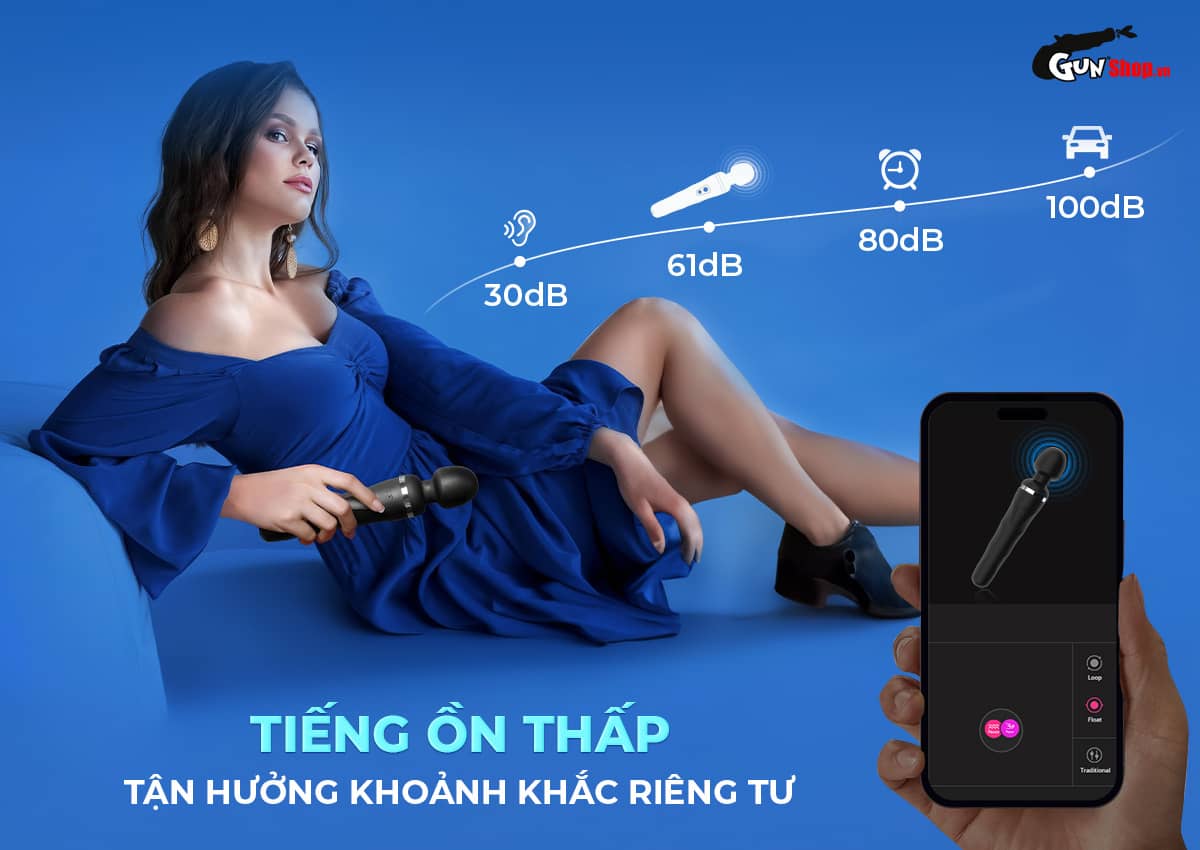 Lovense Domi 2 máy massage rung mạnh silicon y tế thư giãn